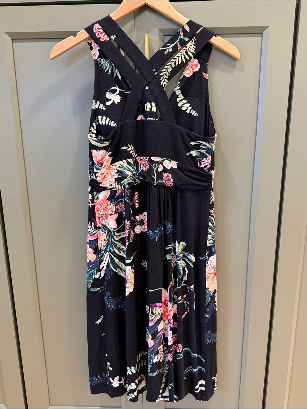 Soma Black Floral Isla Short Bra Dress - Picture 8 of 11